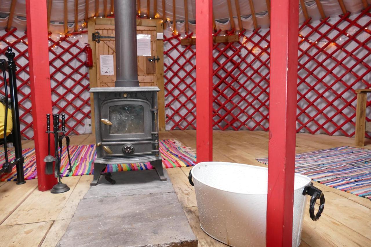 Alder Yurt Wych Elm Glamping Hotel Helston Ngoại thất bức ảnh
